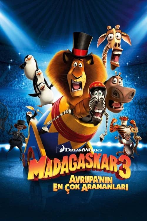 Madagaskar 3: Avrupa'nın En Çok Arananları izle