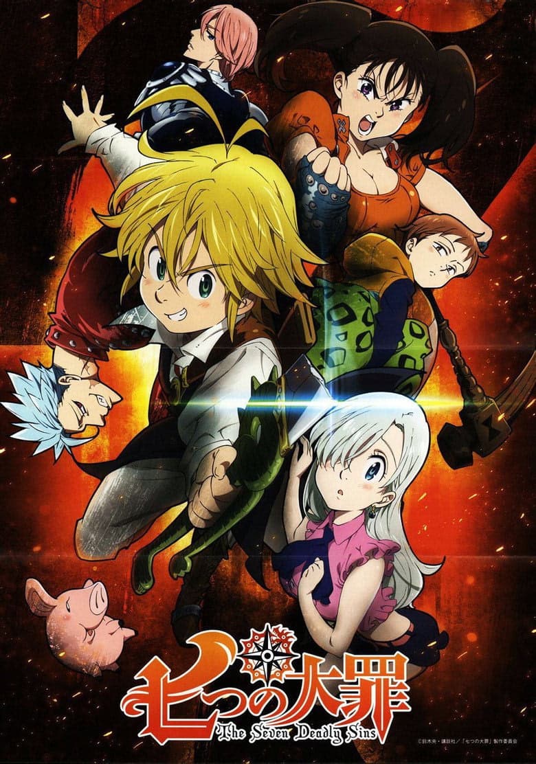 Nanatsu no Taizai 1. Sezon Posteri
