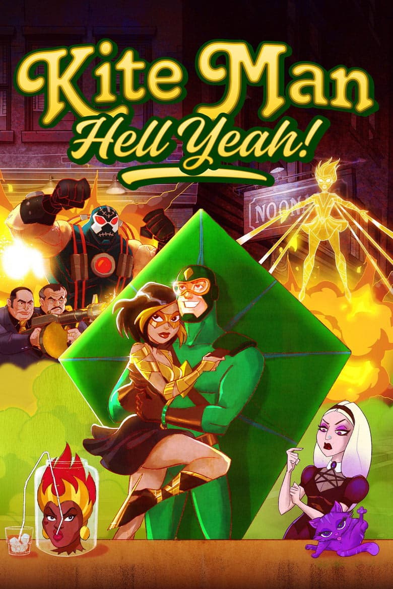 Kite Man: Hell Yeah! 1. Sezon Posteri